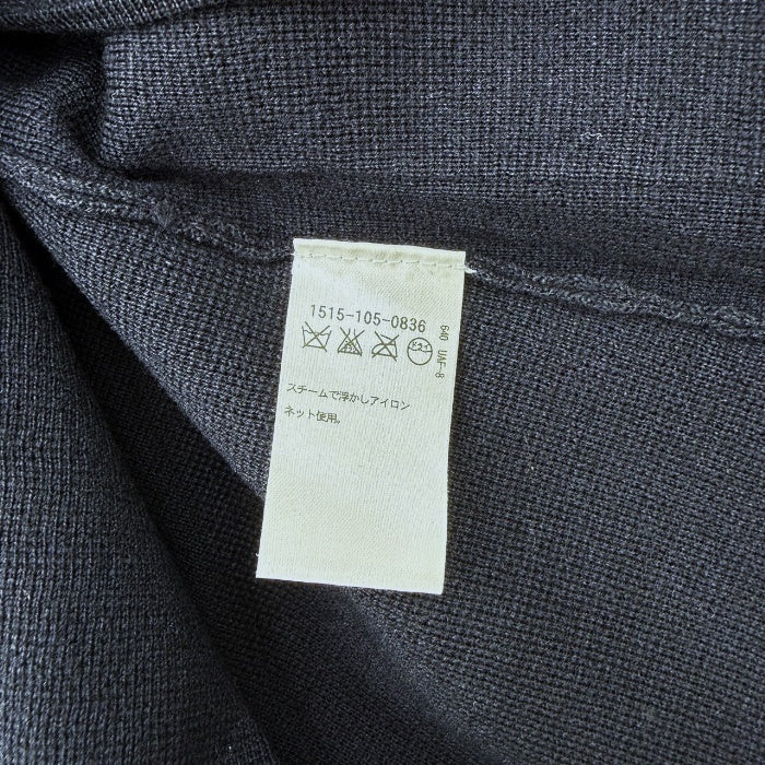 【中古】ユナイテッドアローズ UNITED ARROWS ニットジャケット シングルボタン ウール ネイビー 濃紺 i0515n0016