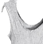 Load image into Gallery viewer, 【中古】イッセイミヤケ ISSEY MIYAKE me ミー ノースリーブ ワンピース プリーツ グレー j0213aq01646
