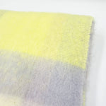 画像をギャラリービューアに読み込む, 【中古】LANVIN en Bleu ランバンオンブルー マフラー チェック グラデーション イエロー グレー i1124tq01220
