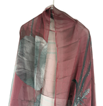 Load image into Gallery viewer, 【中古】ロエベ LOEWE スカーフ シフォン レッド系 シルク レディース j0115lq02244
