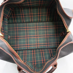 画像をギャラリービューアに読み込む, 【中古】ダンヒル Dunhill ボストンバッグ ブラウン レザー キャンバス 大容量 メンズ 旅行バッグ i1207oq01830
