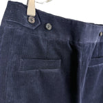 Load image into Gallery viewer, 【中古】オールドイングランド OLD ENGLAND セミタイトスカート コーデュロイ ひざ丈 ネイビー 紺 i0703n0034
