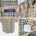 画像をギャラリービューアに読み込む, 【中古】バーバリー BURBERRY LONDON 半袖シャツ ノバチェック チェック柄 コットン j0312wq03110
