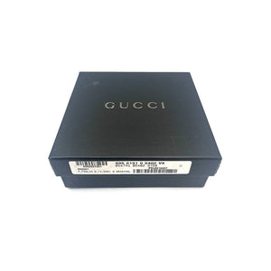 【中古】グッチ GUCCI ベルト GGバックル 箱付き 細め ブラウン シルバー h1103oq01460