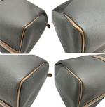 Load image into Gallery viewer, 【中古】ダンヒル Dunhill ボストンバッグ PVC レザー ブラウン 大容量 南京錠 j0223tq00620
