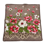 Load image into Gallery viewer, 【中古】フェイラー FEILER ハンカチ 大判 3枚セット 花柄 ブラック パープル ブラウン i0728tq0051
