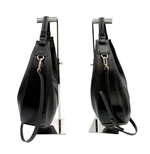 画像をギャラリービューアに読み込む, 【中古】FURLA フルラ レザー ショルダーバッグ ホーボーバッグ ブラック 2WAY レディース j0213aq00575
