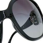 Load image into Gallery viewer, 【中古】ブルガリ BVLGARI サングラス ブラック グラデーションレンズ ラインストーン j0115lq01493
