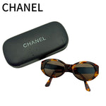 画像をギャラリービューアに読み込む, 【中古】【商品名】 シャネル CHANEL サングラス べっ甲柄 ブラウン オーバル レディース j0729pq01295
