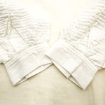 将图片加载到图库查看器，【中古】ドゥロワー Drawer ブラウス 袖切り替え プルオーバー ストレッチ オフホワイト 白 i0501k00137
