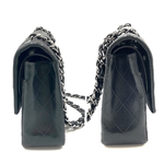 将图片加载到图库查看器，【中古】シャネル CHANEL マトラッセ バッグ ラムスキン キルティング チェーン CCロゴ ブラック シルバー i0305bq0036643
