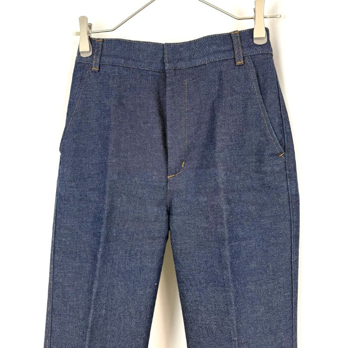 【中古】エストネーション ESTNATION デニムフレアパンツ ストレッチ きれいめデニム インディゴブルー i0421hy00220