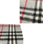画像をギャラリービューアに読み込む, 【中古】バーバリー BURBERRY マフラー ノバチェック グレー カシミヤ100％ j0215pq00842
