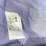 Load image into Gallery viewer, 【中古】ブラミンク BLAMINK コットン ブラウス シャツ ラベンダー パープル 光沢 長袖  上品 きれいめ シルク i0908h00127
