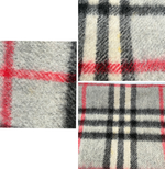 画像をギャラリービューアに読み込む, 【中古】バーバリー BURBERRY マフラー ノバチェック グレー カシミヤ100％ j0215pq00842
