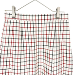 画像をギャラリービューアに読み込む, 【中古】ブラミンク BLAMINK チェックスカート ウール100% サイズ38 未使用 i1031h01472
