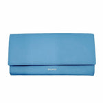 Load image into Gallery viewer, 【中古】ドゥロワー Drawer ノベルティ マルチケース ブルー 長財布 レザー調 i1222y0036
