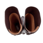 将图片加载到图库查看器，【中古】SARTORE サルトル ロングブーツ レザー ダークブラウン j0107h00345
