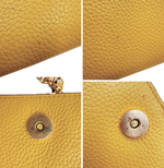 画像をギャラリービューアに読み込む, 【中古】TORY BURCH トリーバーチ チェーンショルダーバッグ イエロー レザー  レディース クロスボディバッグ j0405oq01169

