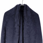 将图片加载到图库查看器，【中古】NOBLE ノーブル ラクーン混 起毛カーディガン ネイビー 羽織り 紺 i1229m00614
