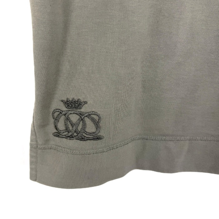 【中古】ドゥロワー Drawer  ノースリーブ カットソー レディース トップス グレー カーキ スリット クルーネック シンプル カジュアル