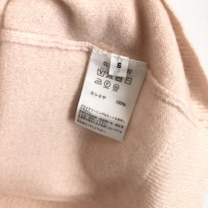 【中古】クロージング Clothing ISETAN MITSUKOSHI カシミヤニット クルーネック 柔らか くすみピンク h0613y0093