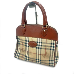 BURBERRYノバ チェック柄 トートバッグベージュ・ブラウン系