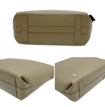 将图片加载到图库查看器，【中古】A.D.M.J エーディーエムジェイ ショルダーバッグ ベージュ系 レザー 斜めがけ i1029pq013120
