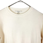 将图片加载到图库查看器，【中古】エポカ EPOCA ニット クルーネック 長袖 ペプラム 可愛い アイボリー 白系 i0807n0236
