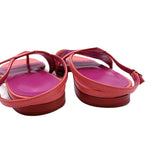 画像をギャラリービューアに読み込む, 【中古】エルメス サンダル アンクルストラップ フラワー刺繍 i0810oq005161
