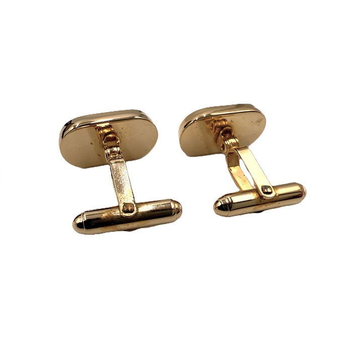 【中古】ジバンシィ GIVENCHY カフス ロゴ おしゃれ ケース付き ゴールド ブラック i0619wq0330