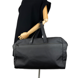 画像をギャラリービューアに読み込む, 【中古】LOEWE ロエベ ボストンバッグ ブラック 大容量 旅行バッグ j0629pq016124
