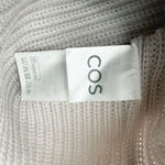 画像をギャラリービューアに読み込む, 【中古】COS コス ウール100％ クルーネックニット 長袖 ライトグレー i1120h0035
