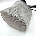 画像をギャラリービューアに読み込む, 【中古】ドゥロワー Drawer ノベルティ巾着バッグ バイカラー ロゴ刺しゅう ミニサイズ ホワイト ネイビー i0512y0019
