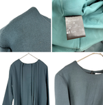 将图片加载到图库查看器，【中古】アドーア ADORE ワンピース グリーン系 長袖 ロング レディース シンプル i1008n00322
