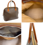 画像をギャラリービューアに読み込む, 【中古】CELINE セリーヌ ハンドバッグ レザー レディース バッグ ブラウン系 ゴールド金具 j0215pq02271
