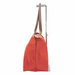 画像をギャラリービューアに読み込む, 【中古】Longchamp ロンシャン トートバッグ オレンジ ナイロン×レザー バッグ i1029pq03310
