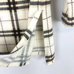 Load image into Gallery viewer, 【中古】バーバリー BURBERRY オフショルダーカットソー 五分袖 チェック Burberrys ホワイト系 白 h0625aq01112
