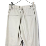 将图片加载到图库查看器，【中古】フレームワーク FRAMeWORK ストレートワイドパンツ きれいめ ウエストゴム ライトベージュ i0526y0148
