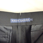 将图片加载到图库查看器，【中古】Ralph Lauren ラルフローレン スラックス パンツ 7号 ブラック レディース フォーマル 通勤 きれいめ ストレート i0430n0058

