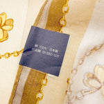 将图片加载到图库查看器，【中古】CELINE セリーヌ ハンカチ チャーム柄 ベージュ 綿100％ レディース j0618lq0185
