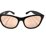 Load image into Gallery viewer, 【中古】ニューエラ NEW ERA サングラス 黒縁 黒フレーム ライトブラウンレンズ ブラック 保存袋付き i0619wq0145
