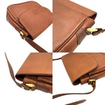 将图片加载到图库查看器，【中古】バーバリー BURBERRY ショルダーバッグ 大 ポシェット レトロ 可愛い ブラウン 茶 i0718aq00938
