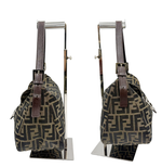 画像をギャラリービューアに読み込む, 【中古】フェンディ FENDI ズッカ柄 マンマバゲット ショルダーバッグ ブラウン j0417aq026330
