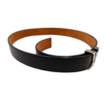 画像をギャラリービューアに読み込む, 【中古】Louis Vuitton ルイヴィトン サンチュール ベルト ブラック LVバックル i1029pq019180
