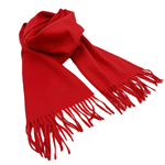 将图片加载到图库查看器，【中古】LANCEL ランセル カシミア ストール マフラー レッド i0410wq0352
