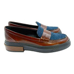 Load image into Gallery viewer, 【中古】TOD’S トッズ ローファー フェルト×レザー ブラウン i1222h01840
