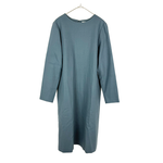 将图片加载到图库查看器，【中古】アドーア ADORE ワンピース グリーン系 長袖 ロング レディース シンプル i1008n00322
