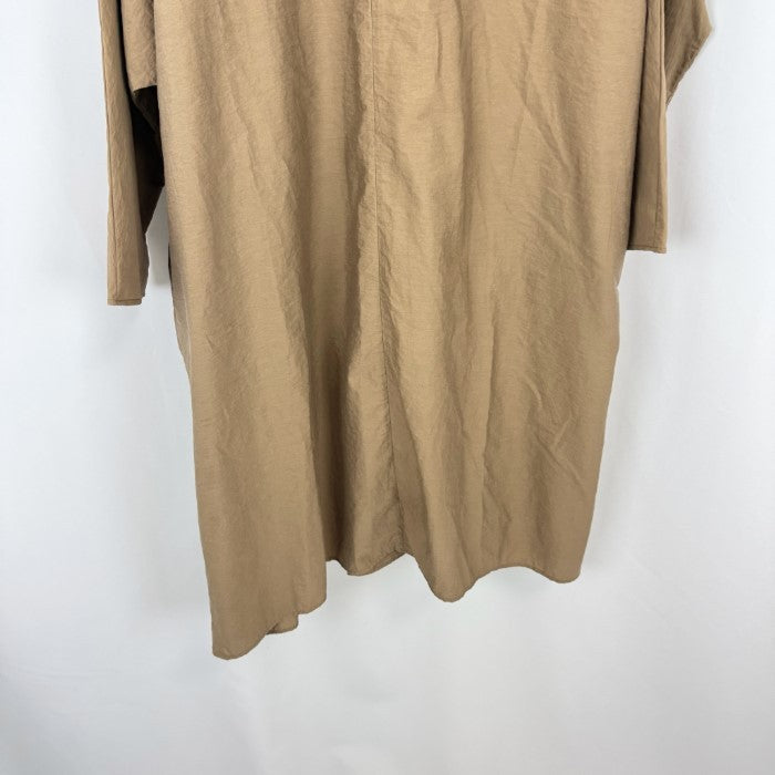 【中古】ティッカ TICCA チェスターコート スプリングコート 薄手 ゆったり ダークベージュ i0204i00810