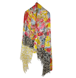 画像をギャラリービューアに読み込む, 【中古】エピス EPICE ストール 花柄 マルチカラー 大判 フリンジ レディース i1215i0274
